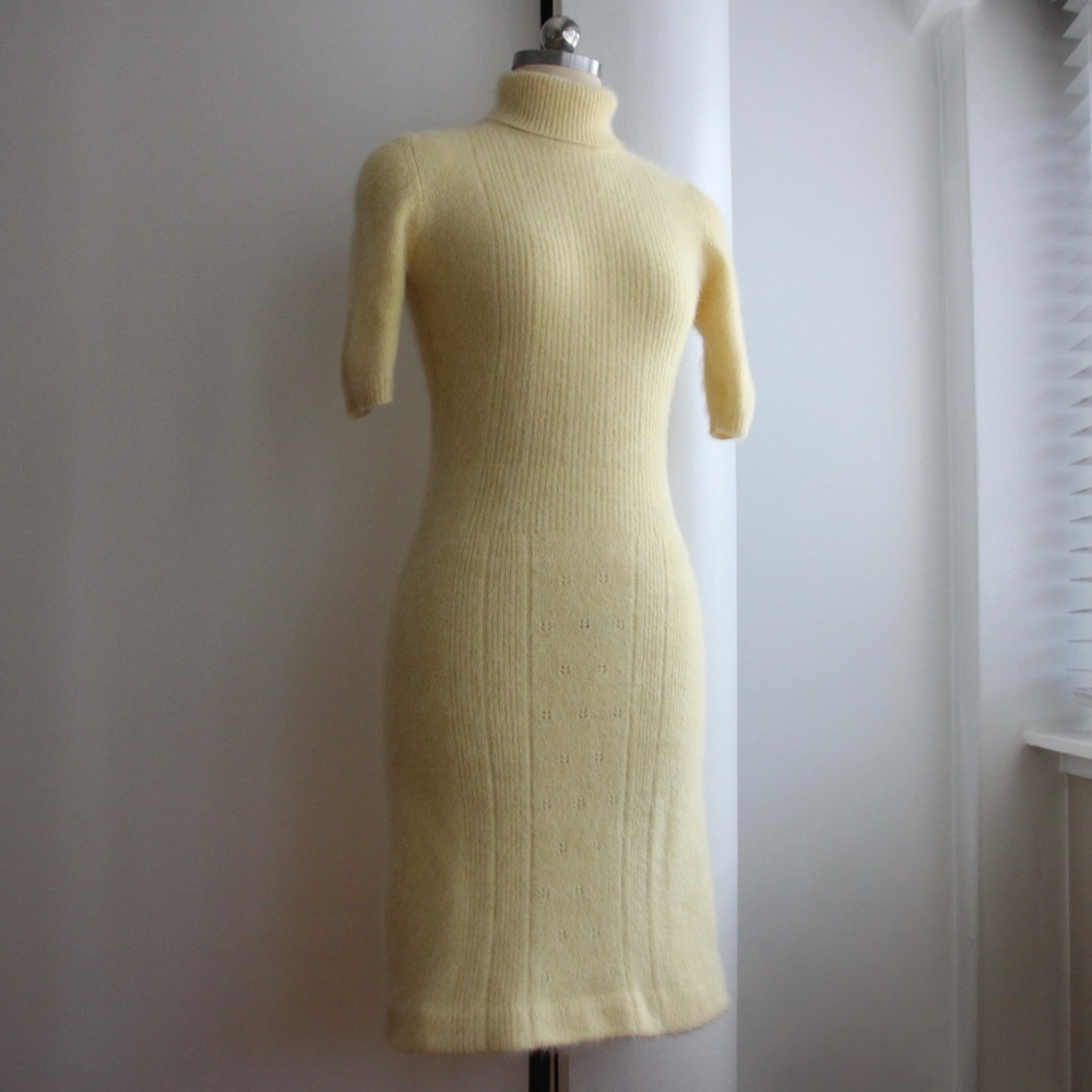 1960's Jonathan Logan Lambswool Angora Knit Dress